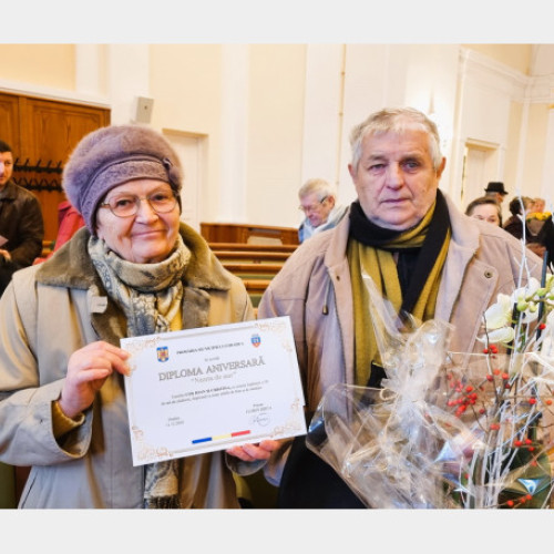 Evenimentul "Nunta de Aur" a avut loc la Primăria Oradea