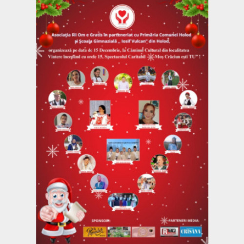 Eveniment caritabil &quot;Moș Crăciun ești tu&quot; la Vintere