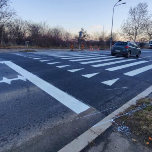 Lucrări de modernizare a trecerilor de pietoni pe bulevardul Sisești