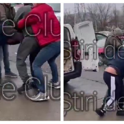 Agresiune șocantă asupra unui curier în Cluj-Napoca