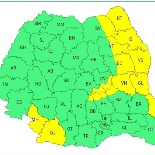 Alerte meteorologice pentru județul Dâmbovița