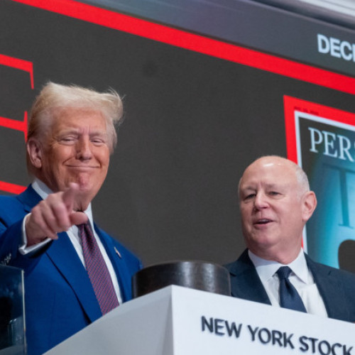 Donald Trump deschide Bursa de Valori din New York după ce a fost desemnat &quot;Omul Anului&quot;