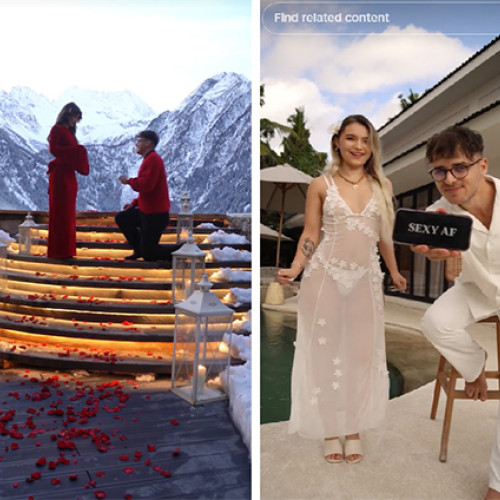 O poveste de dragoste s-a transformat în logodnă de poveste în Italia