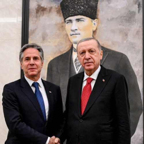 Antony Blinken a sosit la Ankara pentru discuții cu președintele Erdogan