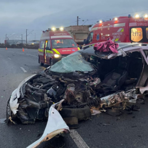Accident de circulație grav în localitatea Răscruci