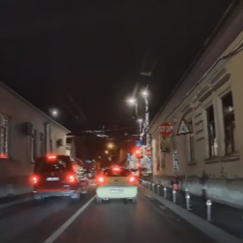 Incident periculos pe o stradă din centrul Clujului