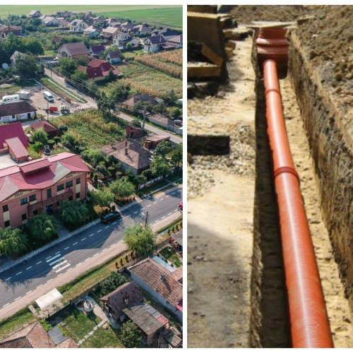 Extinderea rețelelor de apă și canalizare în Jucu