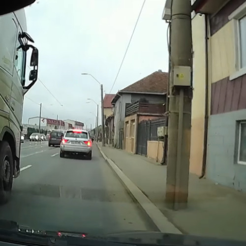 Incident rutier evitat în Cluj-Napoca