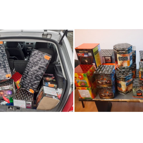 Poliția locală din Constanța a prins o persoană care vindea materiale pirotehnice neautorizat