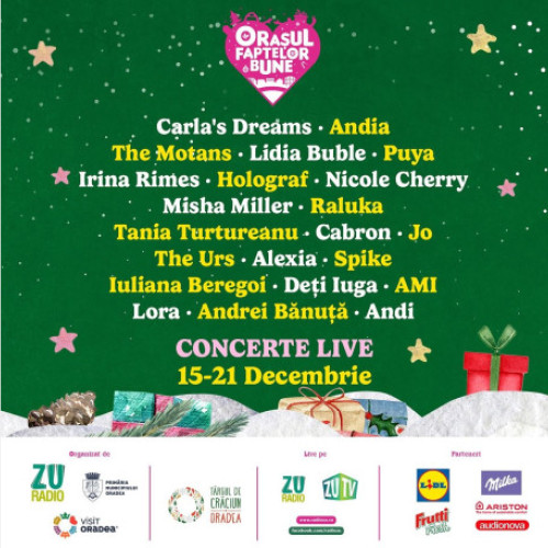 Mihai Morar a anunțat artiștii care vor cânta la Orasul Faptelor Bune 2024