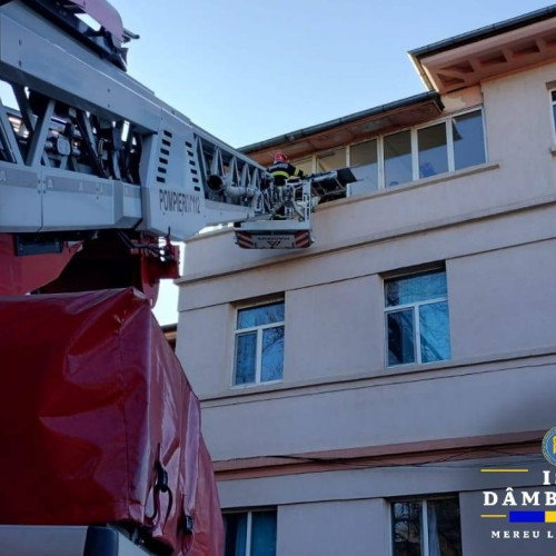 Exercitiu de evacuare organizat la Spitalul Judetean Targoviste