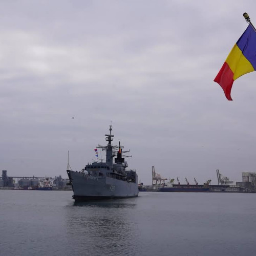 Fregata "Regele Ferdinand" s-a întors în portul militar Constanța după o misiune în Marea Mediterană