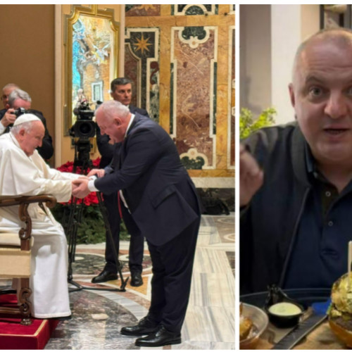 Reprezentanți ai Clujului primiti de Papa Francisc la Vatican