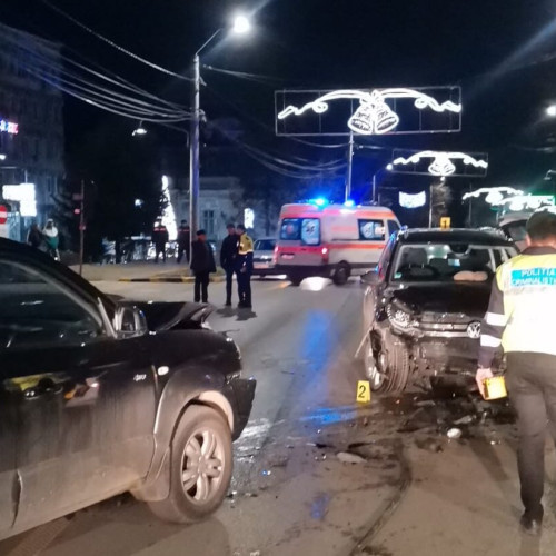 Accident rutier pe Bulevardul Mihai Eminescu din Botoșani