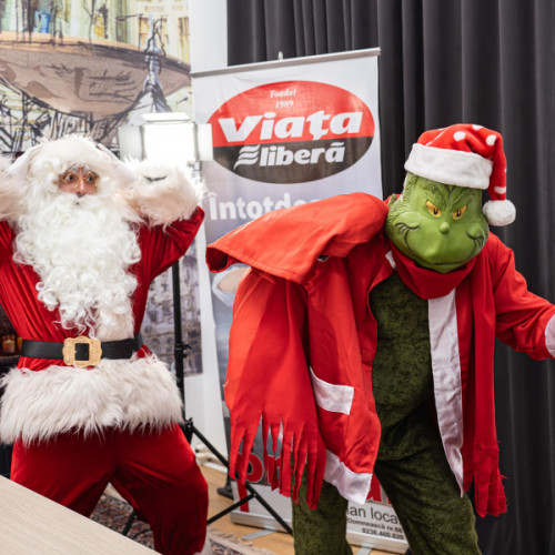confruntare de poveste între Moș Crăciun și Grinch la emisiunea "SPOT ON"