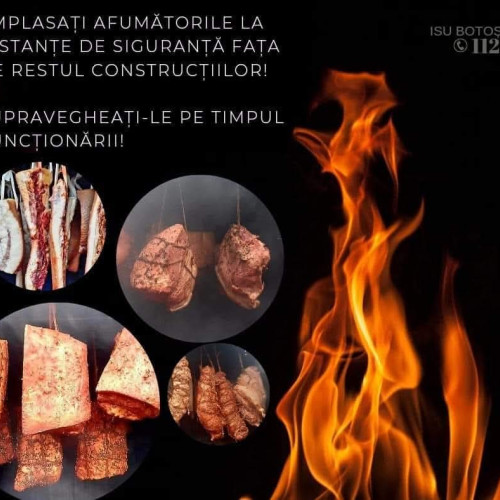 Recomandări pentru siguranța afumării produselor din carne în perioada sărbătorilor