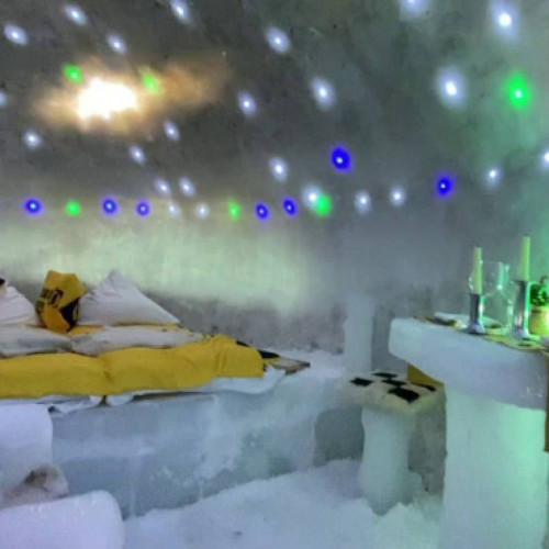 Hotelul de Gheață de la Bâlea Lac se pregătește pentru sezonul rece