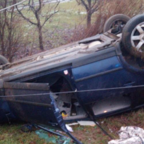 Accident de circulație în Caseiu, județul Cluj