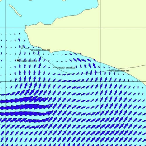 Prognoză de dispersie a petrolului deversat în Marea Neagră