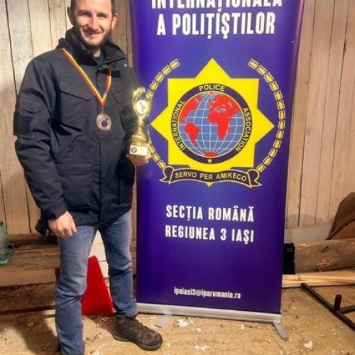 Un polițist din Botoșani obține locul II la "Cupa IPA la tir"