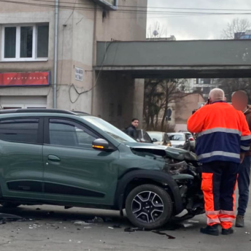 Accident rutier în zona Piața Abator