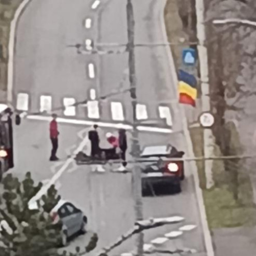 Accident rutier pe strada Plopilor, un biciclist a fost ranit