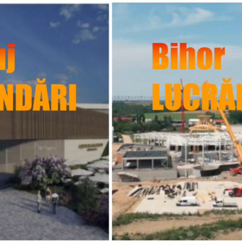 Stadiul lucrărilor la aquaparkul din Salonta, judetul Bihor