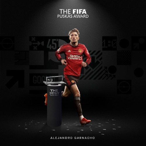 Alejandro Garnacho, premiat cu Premiul Ferenc Puskas pentru cel mai frumos gol