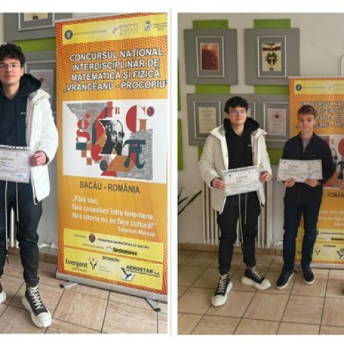 Concurs de matematică și fizică la Bacău, cu rezultate remarcabile