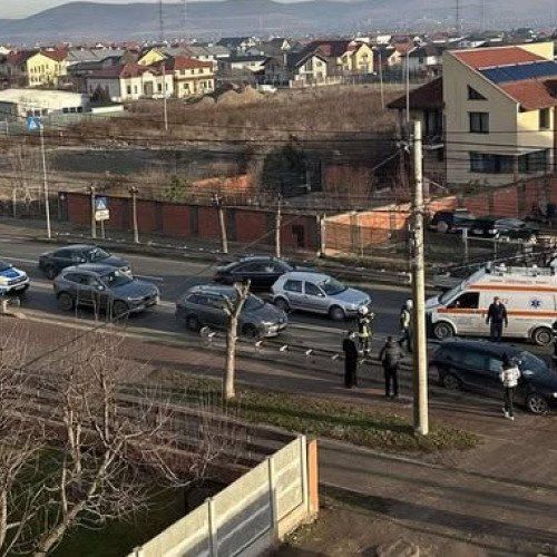 Accident rutier pe Calea Moților din Alba Iulia