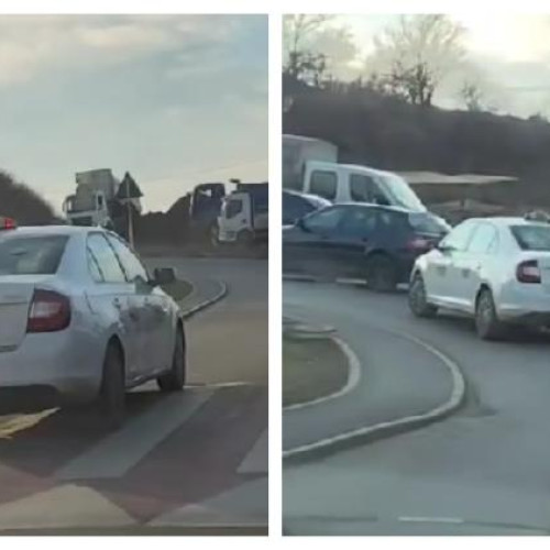 Provocări rutieră în Cluj-Napoca: un taximetrist surprins în trafic riscant