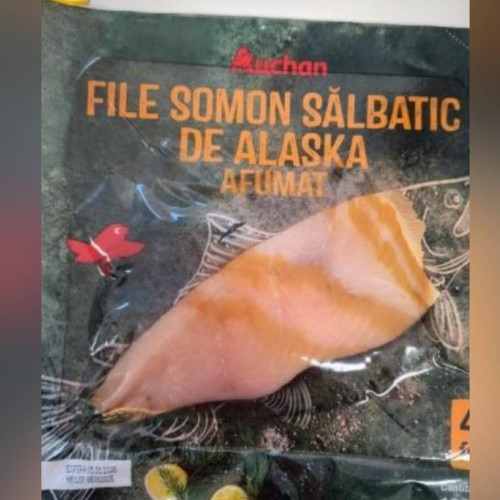 Auchan retrage Filele de Somon afumat de Alaska din cauza contaminării cu Listeria