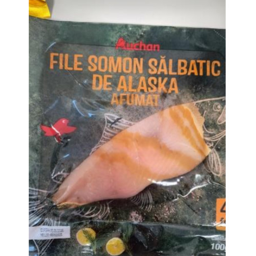 Rechemare a produsului Auchan File de Somon afumat din cauza contaminării