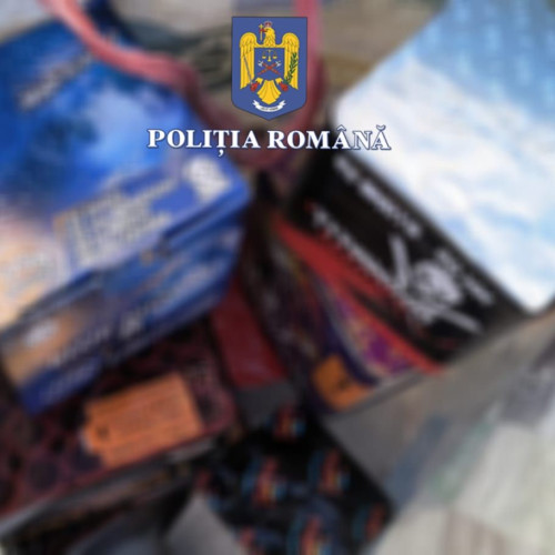 Descoperiri importante în piața centrală: 7 baterii pirotehnice și sute de artificii confiscate