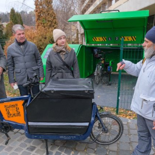 Proiectul E-CargoCicleta aduce biciclete electrice cargo în centrul istoric al Brașovului
