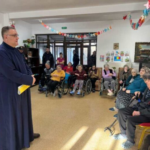 Concert de colinde la Penitenciarul Focșani pentru seniorii din Fitionești