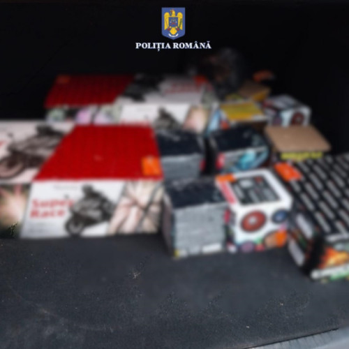 Bărbat prins cu articole pirotehnice ilegale în Sacalaia