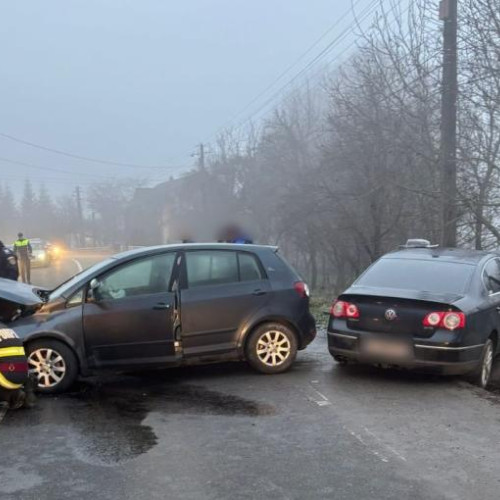 Accident rutier pe strada Somcutului din Dej