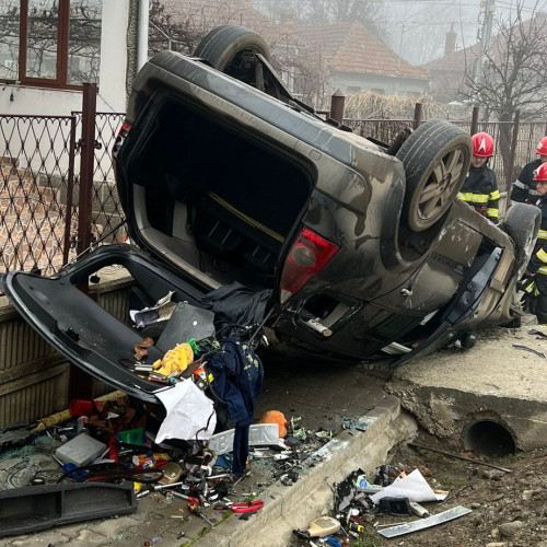 Accident rutier la Teiuș
