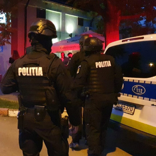 Acțiune de amploare a poliției la Botoșani pentru menținerea ordinii publice