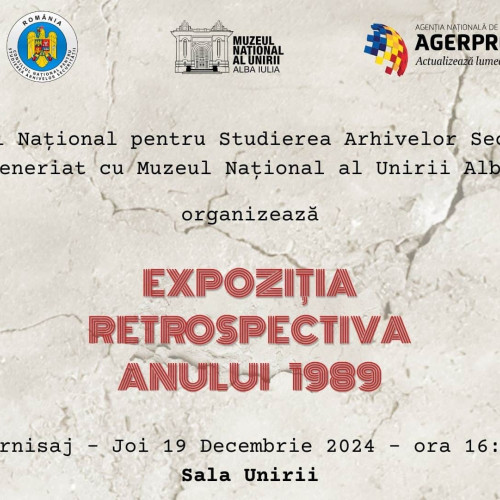 Vernisajul expoziției "Retrospectiva anului 1989" la Alba Iulia