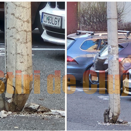 Revolta locuitorilor din Mănăștur din cauza unui stâlp de curent deteriorat