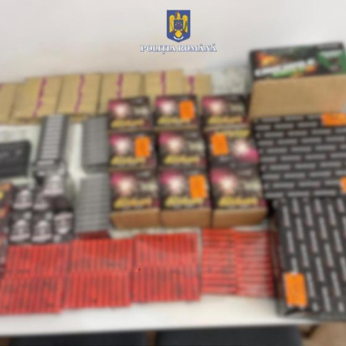 Bărbat din Cluj-Napoca prins cu zeci de kilograme de materiale pirotehnice