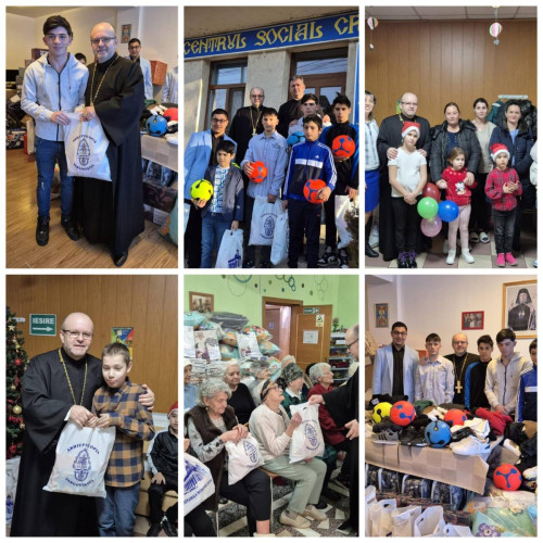 Arhiepiscopia Târgoviștei a oferit daruri pentru persoanele defavorizate