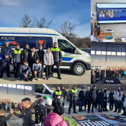 Activități preventive ale Poliției Vrancea în școli, pentru protecția minorilor