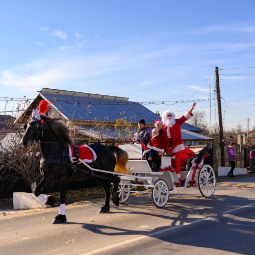 Magia Crăciunului a ajuns la Braniște