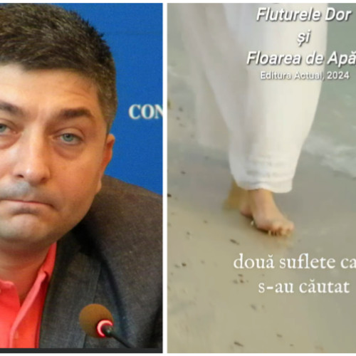 Alin Tise își lansează cartea „Fluturele Dor și Floarea de Apă - Religia Iubirii”