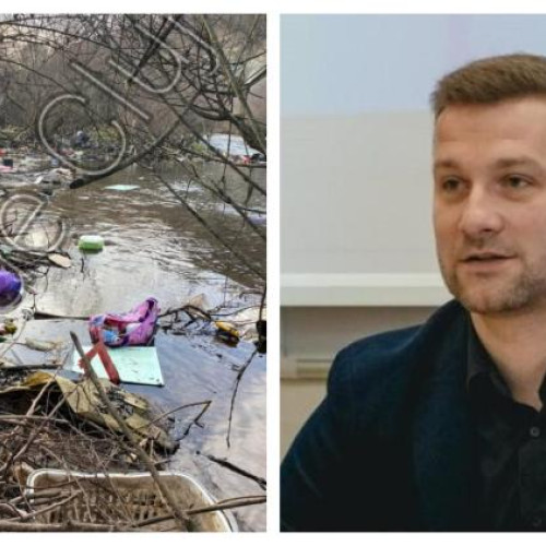 Primarul din Florești reacționează la aruncarea gunoaielor în Someșul Mic
