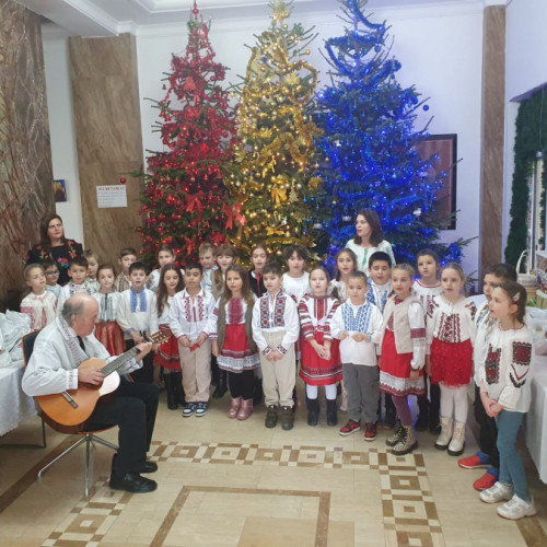 Mesajul Nașterii Domnului Isus Hristos, transmis de elevii de la Școala Gimnazială Nr. 17
