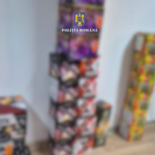 Captură de articole pirotehnice în Focșani